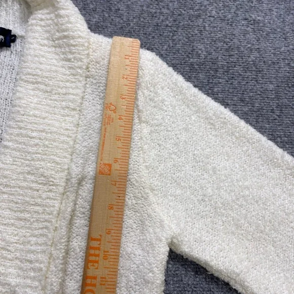 Vintage Women's Le Chois Open-front Fuzzy Knit Cardigan with Pockets - Picture 8 of 10